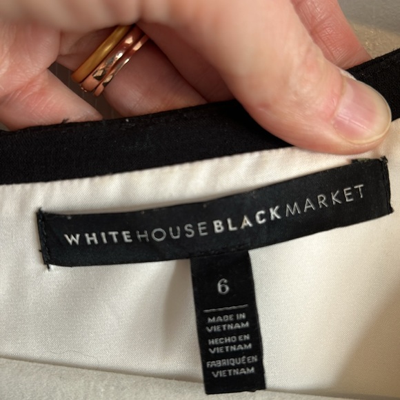 White House Black Market colour block shift dress - Picture 3 of 9